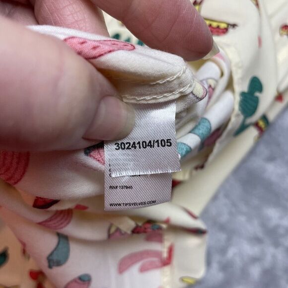 Tipsy Elves Cantina Captain Shirt Mens L Southwest Pinata Cactus AOP Party Cinco - Picture 6 of 9